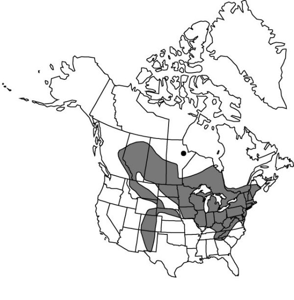 Wood Lily distribution (from FNA)