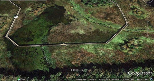 Green Cay, the species patchwork isn't random.  It seems related to the boardwalk, waterways, and islands.